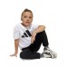 ADIDAS LK BL TEE JC9720 ΠΑΙΔΙΚΗ ΒΑΜΒΑΚΕΡΗ ΜΠΛΟΥΖΑ T.Shirt UNISEX ΛΕΥΚΗ